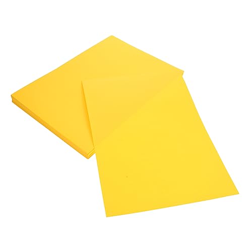 Angoily 100 Blatt farbiges A4-Papier Konstruktionspapier Schreibmaschinenpapier Kunstpapier quadratisches Papier Taschentuch kreativpapier paketpapier Druckerpapier Druckpapier-Kit Golden von Angoily