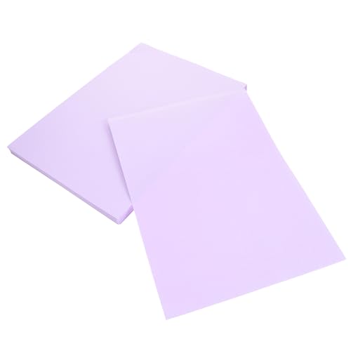 Angoily 100 Blatt farbiges A4-Papier rosa Kopierpapier Kunstpapier Farbpapier zum Basteln für Papierfarbe kreativpapier faltpapier Fotografie-Set DIY-Papiermaterial Lavender Angoily 100 Blatt farbiges A4-Papier rosa Kopierpapier Kunstpapier Farbpapier zum Basteln für Papierfarbe kreativpapier faltpapier Fotografie-Set DIY-Papiermaterial Lavender von Angoily