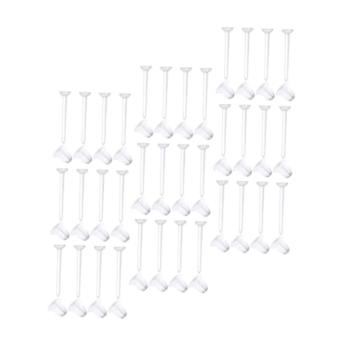 Angoily 100 Paare Transparente DIY Ohrstecker Verschlüsse aus Hautfreundlichem Kunststoff Sichere Ohrringstopper für Damen Vielseitige Ohrsteckerkappen für Schmuckherstellung und von Angoily