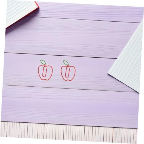 Angoily 100 Stück Apfelförmige Metall Büroklammern Kreative Dekorative Paperclips Für Journaling Notizen Und Geschenkidee Kompakte Mobiler Organizer Für Büro Und Reise Angoily 100 Stück Apfelförmige Metall Büroklammern Kreative Dekorative Paperclips Für Journaling Notizen Und Geschenkidee Kompakte Mobiler Organizer Für Büro Und Reise von Angoily