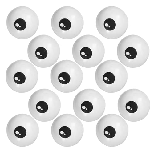 Angoily 100 Stück Augenballon Augapfel-Wasserball Augäpfel Halloween-Dekorationsballons Halloween-Luftballons aus Latex Augapfel Ballons Augapfelballons Emulsion Weiß von Angoily