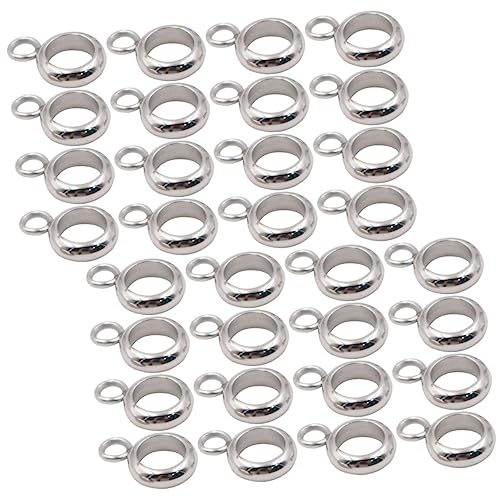 Angoily 100 Stück Bail Beads Spacer Perlen für DIY Armbänder und Schmuckherstellung Innenmaß Außenmaß Höhe Vielseitige Verwendung für und Schlüsselanhänger Angoily 100 Stück Bail Beads Spacer Perlen für DIY Armbänder und Schmuckherstellung Innenmaß Außenmaß Höhe Vielseitige Verwendung für und Schlüsselanhänger von Angoily