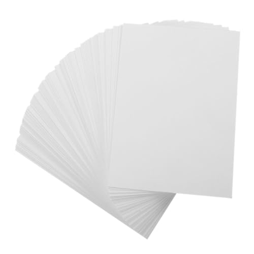 Angoily 100 Stück Bildpapier Für Drucker Foto -druckerpapier Hochglanzpapier Bilddruckerpapier Weiß Fotopapier von Angoily