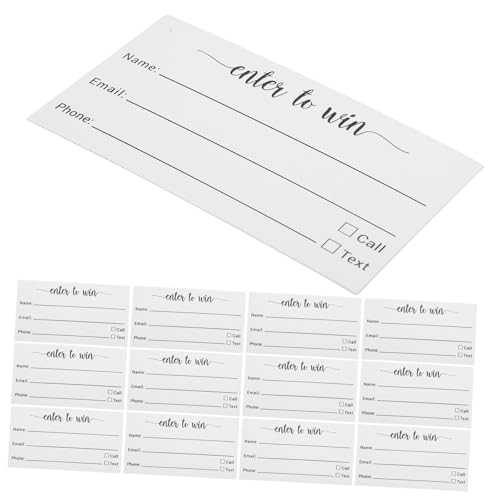 Angoily 100 Stück Blanko Lose und Stimmzettel Karten Kleine Mehrzweck Raffle Tickets für Veranstaltungen Geburtstagsfeiern und Gewinnspiele Einfache Beschriftung und Vielseitige Nutzung Angoily 100 Stück Blanko Lose und Stimmzettel Karten Kleine Mehrzweck Raffle Tickets für Veranstaltungen Geburtstagsfeiern und Gewinnspiele Einfache Beschriftung und Vielseitige Nutzung von Angoily