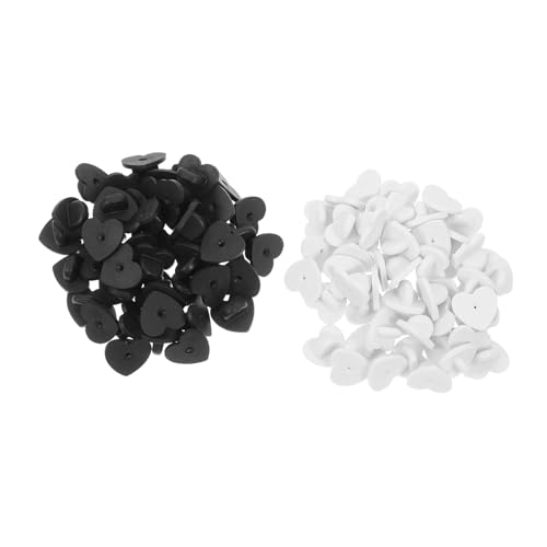 Angoily 100 Stück Brosche Zubehör Brosche Schloss Stiftverriegelung auf der Rückseite Stifthalter Kupplungen Emaille-Pin-Verriegelung zurück magnetische Stiftrückseiten Pin zurück Plastik Angoily 100 Stück Brosche Zubehör Brosche Schloss Stiftverriegelung auf der Rückseite Stifthalter Kupplungen Emaille-Pin-Verriegelung zurück magnetische Stiftrückseiten Pin zurück Plastik von Angoily