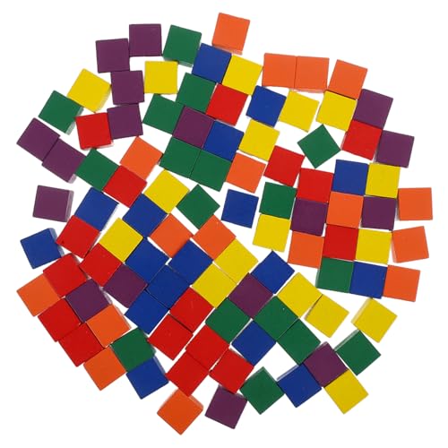 Angoily 100 Stück Bunte Holzbausteine Quadratisch Präzise Geschnittene Holzwürfel für DIY Bastelprojekte Glatt für Kreativität und Dekoration Holzbausatz für Erwachsene Angoily 100 Stück Bunte Holzbausteine Quadratisch Präzise Geschnittene Holzwürfel für DIY Bastelprojekte Glatt für Kreativität und Dekoration Holzbausatz für Erwachsene von Angoily