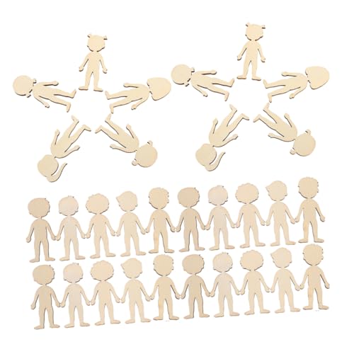 Angoily 100 Stück DIY Holzornamente für Equity-Sticks Formstab Holzstäbchen Menschen basteln Stöcke Körper Figuren aus Naturholz Holzbearbeitungs -Kit Holzfigur hölzern Angoily 100 Stück DIY Holzornamente für Equity-Sticks Formstab Holzstäbchen Menschen basteln Stöcke Körper Figuren aus Naturholz Holzbearbeitungs -Kit Holzfigur hölzern von Angoily