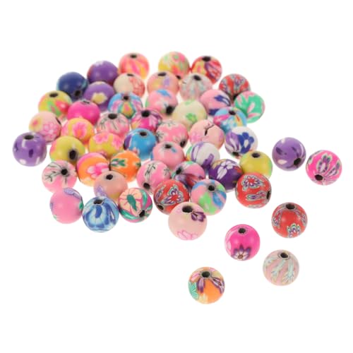 Angoily 100 Stück DIY Spacer Perlen Polymer Clay Lose Perlen für Armband Schmuckherstellung Basteln Zubehör Bunte Farben Leicht und Langlebig zum Perlenketten Selbermachen Zufällige Farbe Angoily 100 Stück DIY Spacer Perlen Polymer Clay Lose Perlen für Armband Schmuckherstellung Basteln Zubehör Bunte Farben Leicht und Langlebig zum Perlenketten Selbermachen Zufällige Farbe von Angoily