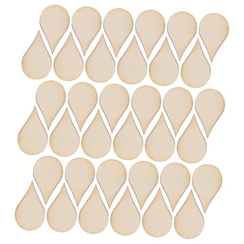 Angoily 100 Stück Dekoration Aus Holzspänen Holzherz Holzformläden Holzblatt Natürliche Kernholzscheiben Vierblättrige Holzausschnitte Große Herzausschnitte Aus Holz Herz-tag Hölzern Beige von Angoily