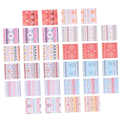 Angoily 100 Stück Diy Origami Papier Doppelseitig Bedruckt im Boho Stil Faltpapier für Erwachsene für Bastelprojekte von Angoily