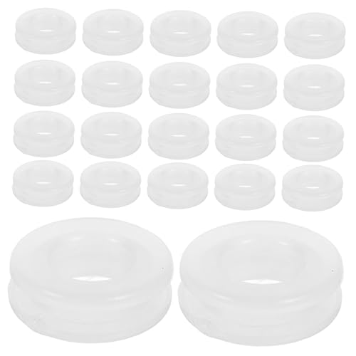 Angoily 100 Stück Earring Pads Flexible Ohrstecker Polster für Empfindliche Ohren Bequem und Sicher für DIY Ohrringe und Ohrclips Ohrschmuck Zubehör von Angoily