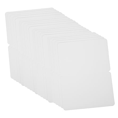 Angoily 100 Stück Feiertags Dankeskarte Leer Herstellung Karten Du Tarot Mit Gruß Geschäftliche Dankeskarte Klappkarte Weiß Papier von Angoily