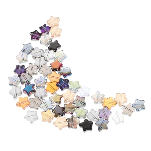 Angoily 100 Stück Glasperlen Sternform Glitzernde Diy Bastelperlen für Armband und Schmuckherstellung Hochwertige Langlebige und Praktische Perlen für Projekte Angoily 100 Stück Glasperlen Sternform Glitzernde Diy Bastelperlen für Armband und Schmuckherstellung Hochwertige Langlebige und Praktische Perlen für Projekte von Angoily