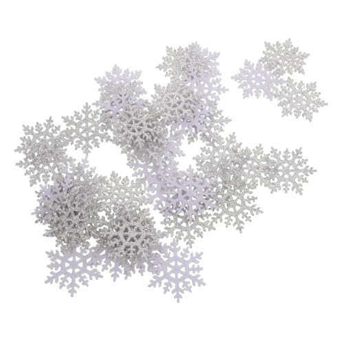 Angoily 100 Stück Glitzer Schneeflocken Aufnäher Weiß DIY Haarclip Material Vielseitige Schneeflocken Bastel-accessoires für Haarspangen Kleidung Weihnachten und Handwerksprojekte Angoily 100 Stück Glitzer Schneeflocken Aufnäher Weiß DIY Haarclip Material Vielseitige Schneeflocken Bastel-accessoires für Haarspangen Kleidung Weihnachten und Handwerksprojekte von Angoily