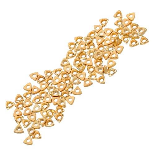 Angoily 100 Stück Gold Dreieck Spacer Perlen Große Metallperlen für Schmuckherstellung Armband Halskette Ohrringe DIY Basteln Angoily 100 Stück Gold Dreieck Spacer Perlen Große Metallperlen für Schmuckherstellung Armband Halskette Ohrringe DIY Basteln von Angoily
