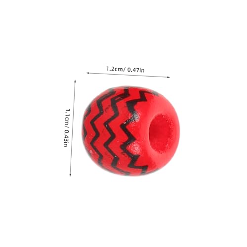 Angoily 100 Stück Große Holzperlen mit Großem Bedruckte Wellenlinien Natürliche Runde DIY Holzperlen für Schmuckherstellung Geeignet für Armbänder Halsketten und Bastelprojekte Angoily 100 Stück Große Holzperlen mit Großem Bedruckte Wellenlinien Natürliche Runde DIY Holzperlen für Schmuckherstellung Geeignet für Armbänder Halsketten und Bastelprojekte von Angoily
