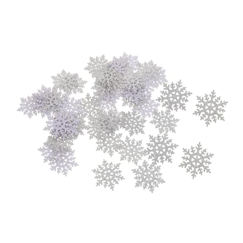 Angoily 100 Stück Haarschmuck Kleidungsflecken Dekoration Schneeflocken Ornamente für Weihnachten Flicken zum Aufbügeln mit Schneeflocken Hosenapplikation Schal Patch Stoff Weiß Angoily 100 Stück Haarschmuck Kleidungsflecken Dekoration Schneeflocken Ornamente für Weihnachten Flicken zum Aufbügeln mit Schneeflocken Hosenapplikation Schal Patch Stoff Weiß von Angoily