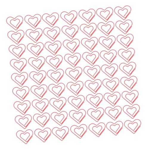 Angoily 100 Stück Herz Büroklammern Rot Metall Love Paper Clips Herzförmige Planner Clips Für Büro Journale Scrapbooking Und Kreative Diy-projekte Angoily 100 Stück Herz Büroklammern Rot Metall Love Paper Clips Herzförmige Planner Clips Für Büro Journale Scrapbooking Und Kreative Diy-projekte von Angoily