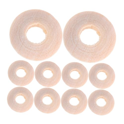 Angoily 100 Stück Holz Perlen Flach Rund Saucer Spacer Beads für DIY Schmuck Basteln Armband Halskette Natürliche Holzperlen Ungefertigt Angoily 100 Stück Holz Perlen Flach Rund Saucer Spacer Beads für DIY Schmuck Basteln Armband Halskette Natürliche Holzperlen Ungefertigt von Angoily