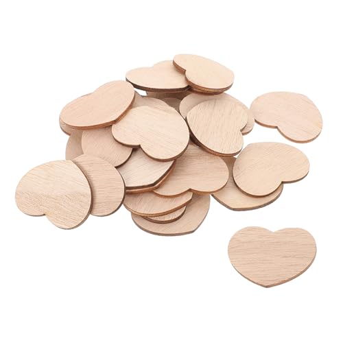 Angoily 100 Stück Holzherzen zum Basteln Rustikale Unlackierte Holzscheiben in Herzform Robuste Holzornamente für Diy Hochzeitsdekoration Party Accessoires und Anhänger Angoily 100 Stück Holzherzen zum Basteln Rustikale Unlackierte Holzscheiben in Herzform Robuste Holzornamente für Diy Hochzeitsdekoration Party Accessoires und Anhänger von Angoily