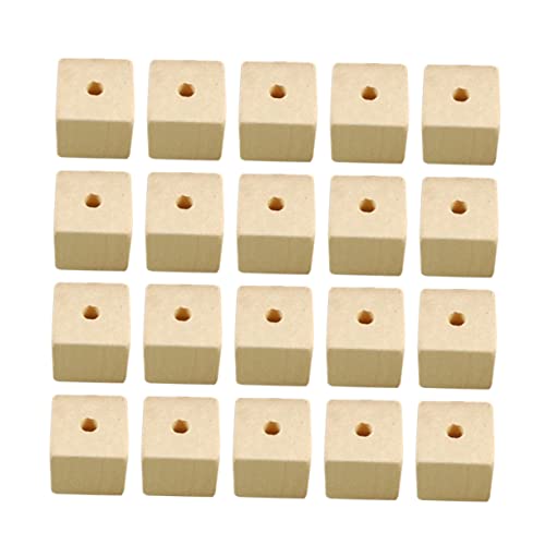 Angoily 100 Stück Holzperlen Quadratisch Diy Bastelset für Armbänder Ketten und Schmuck Handgemachte Holzperlen Geeignet für Kreative und Bastelprojekte Angoily 100 Stück Holzperlen Quadratisch Diy Bastelset für Armbänder Ketten und Schmuck Handgemachte Holzperlen Geeignet für Kreative und Bastelprojekte von Angoily
