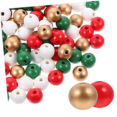 Angoily 100 Stück Holzperlen für Diy Schmuck Bunte Holzperlen für Armbänder Bastelprojekte Weihnachtsdeko für Kreative Bastelarbeiten und Heimdekoration Angoily 100 Stück Holzperlen für Diy Schmuck Bunte Holzperlen für Armbänder Bastelprojekte Weihnachtsdeko für Kreative Bastelarbeiten und Heimdekoration von Angoily