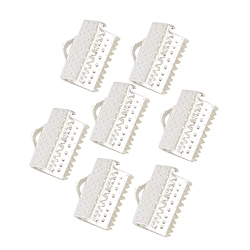 Angoily 100 Stück Horse Clasp -Schmuck endet Schüttgut Verschluss mit Quetschperlen am Ende Crimps für die Schmuckherstellung Verschlussverschlüsse Mazi-Schnallen Silver Angoily 100 Stück Horse Clasp -Schmuck endet Schüttgut Verschluss mit Quetschperlen am Ende Crimps für die Schmuckherstellung Verschlussverschlüsse Mazi-Schnallen Silver von Angoily