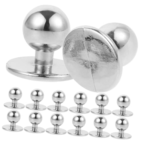 Angoily 100 Stück Kochjackenknöpfe Silber Langlebige Ersatzknöpfe für Kochkleidung Stabile und Dekorative Knöpfe für Arbeitskleidung Geeignet für DIY und Professionelle Chefjacken Angoily 100 Stück Kochjackenknöpfe Silber Langlebige Ersatzknöpfe für Kochkleidung Stabile und Dekorative Knöpfe für Arbeitskleidung Geeignet für DIY und Professionelle Chefjacken von Angoily