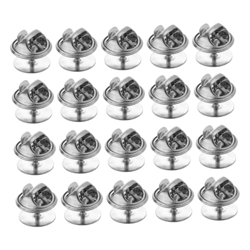 Angoily 100 Stück Krawattennadel Halter mit Schmetterlingsverschluss Nickel Basis für DIY Bastelprojekte Robust und Leicht Einfach zu Verwenden für Anstecker und Abzeichen Angoily 100 Stück Krawattennadel Halter mit Schmetterlingsverschluss Nickel Basis für DIY Bastelprojekte Robust und Leicht Einfach zu Verwenden für Anstecker und Abzeichen von Angoily