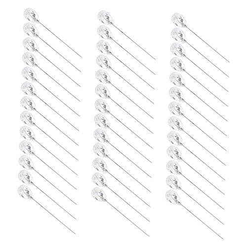 Angoily 100 Stück Kristall Dekorationsnadeln Stecknadeln für DIY Bastelprojekte und Hochzeitsdekoration für Blumenarrangements und Corsagen Angoily 100 Stück Kristall Dekorationsnadeln Stecknadeln für DIY Bastelprojekte und Hochzeitsdekoration für Blumenarrangements und Corsagen von Angoily