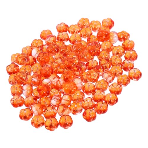 Angoily 100 Stück Kürbisperlenschmuck dekorativ Orangenfruchtperlen Zubehör zur Schmuckherstellung fallen Kürbisperlen für die Schmuckherstellung Kürbisförmige Perlen Glas Angoily 100 Stück Kürbisperlenschmuck dekorativ Orangenfruchtperlen Zubehör zur Schmuckherstellung fallen Kürbisperlen für die Schmuckherstellung Kürbisförmige Perlen Glas von Angoily