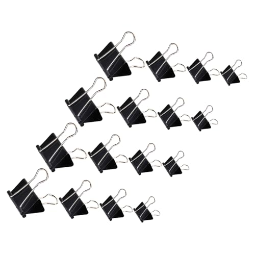 Angoily 100 Stück Langschwanz -Tickethalterin Papierklammern schwarz Rechnungsclip Klemmen für Geschenkpapierhalter Dokumentbindemittel Clips Clip für Dokumentenmappen Klemmbinder Metall Angoily 100 Stück Langschwanz -Tickethalterin Papierklammern schwarz Rechnungsclip Klemmen für Geschenkpapierhalter Dokumentbindemittel Clips Clip für Dokumentenmappen Klemmbinder Metall von Angoily