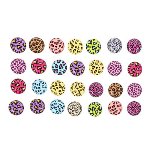 Angoily 100 Stück Leopard Muster Patches DIY Schmuck Cabochons Edelstein für Anhänger Armbänder Ohrringe Bastel Zubehör Vielseitig Einsetzbar Angoily 100 Stück Leopard Muster Patches DIY Schmuck Cabochons Edelstein für Anhänger Armbänder Ohrringe Bastel Zubehör Vielseitig Einsetzbar von Angoily