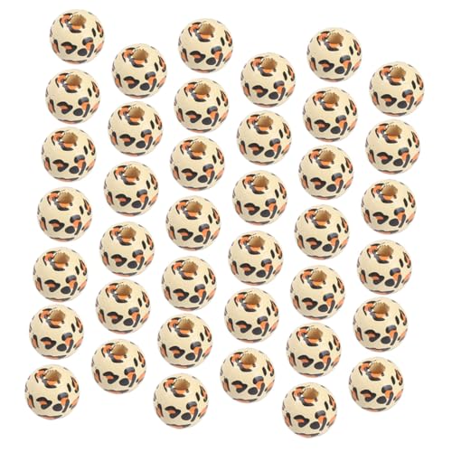 Angoily 100 Stück Leopardenmuster Holzperlen Bunte DIY Schmuckperlen aus Hautfreundlichem Holz Langlebige Bastelperlen für Armbänder und Kreative Schmuckherstellung Angoily 100 Stück Leopardenmuster Holzperlen Bunte DIY Schmuckperlen aus Hautfreundlichem Holz Langlebige Bastelperlen für Armbänder und Kreative Schmuckherstellung von Angoily