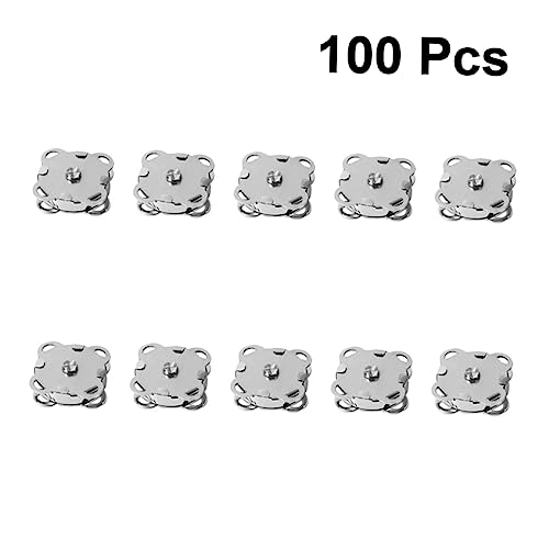 Angoily 100 Stück Magnetknöpfe zum Basteln magnet knöpfe magnetische knöpfe Magnetische Druckknöpfe handtasche magnetische Taschenverschlüsse Pflaumenblütenförmiger Magnetverschluss Silver Angoily 100 Stück Magnetknöpfe zum Basteln magnet knöpfe magnetische knöpfe Magnetische Druckknöpfe handtasche magnetische Taschenverschlüsse Pflaumenblütenförmiger Magnetverschluss Silver von Angoily