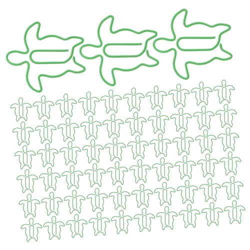 Angoily 100 Stück Meeresschildkröten Büroklammern aus Starkem Metall Niedliche zur Dokumentenorganisation Praktische und Dekorative Paper Clips für Büro Schule und Zuhause Angoily 100 Stück Meeresschildkröten Büroklammern aus Starkem Metall Niedliche zur Dokumentenorganisation Praktische und Dekorative Paper Clips für Büro Schule und Zuhause von Angoily