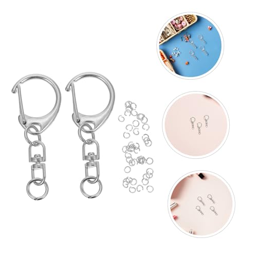 Angoily 100 Stück Metall Drehkarabiner Schlüsselanhänger Haken aus Zinklegierung C-förmige Federschnapper für DIY Schmuck Schlüsselbänder Taschenanhänger Langlebig und Vielseitig Angoily 100 Stück Metall Drehkarabiner Schlüsselanhänger Haken aus Zinklegierung C-förmige Federschnapper für DIY Schmuck Schlüsselbänder Taschenanhänger Langlebig und Vielseitig von Angoily