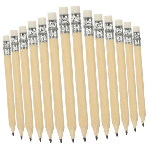 Angoily 100 Stück Mini Holzbleistifte mit Radiergummi Ergonomisches Design für Kreatives Schreiben und Zeichnen für Erwachsene Leicht und Handlich Angoily 100 Stück Mini Holzbleistifte mit Radiergummi Ergonomisches Design für Kreatives Schreiben und Zeichnen für Erwachsene Leicht und Handlich von Angoily