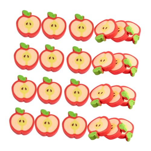 Angoily 100 Stück Mini Radiergummis in Apfelform Bunte Cartoon Radierer für Sicherer für Schule Büro und Zuhause Kinderfreundlich und Langlebig Angoily 100 Stück Mini Radiergummis in Apfelform Bunte Cartoon Radierer für Sicherer für Schule Büro und Zuhause Kinderfreundlich und Langlebig von Angoily