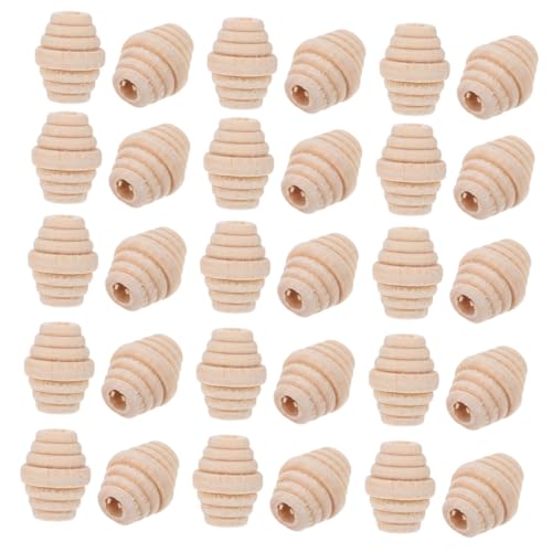 Angoily 100 Stück Naturholzperlen Oval Holzperlen Unbehandelte Holzperlen für Schmuckherstellung Halskette Armband DIY Bastelbedarf Angoily 100 Stück Naturholzperlen Oval Holzperlen Unbehandelte Holzperlen für Schmuckherstellung Halskette Armband DIY Bastelbedarf von Angoily