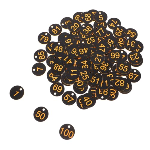 Angoily 100 Stück Nummerierte Tags Nummer Schlüsselanhänger Tags Id Nummer Tags Nummer Charms Pvc Schwarz Angoily 100 Stück Nummerierte Tags Nummer Schlüsselanhänger Tags Id Nummer Tags Nummer Charms Pvc Schwarz von Angoily