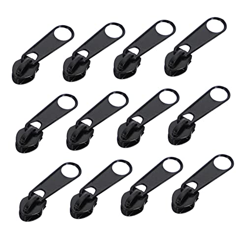 Angoily 100 Stück Nylon Zipper Puller Ersatzköpfe Robuste Langlebige Reißverschluss Köpfe für Jacken Taschen Rucksäcke Vielseitige Reparatur Zubehör von Angoily