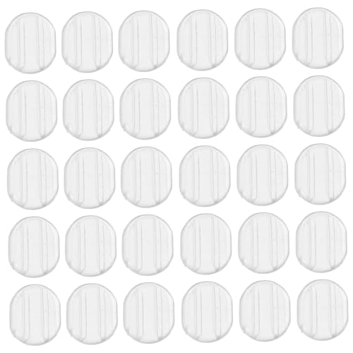 Angoily 100 Stück Ohrclip Pads Transparent Ohrkissen Ersatz Ohrclips Polster Schmerzfrei Komfortabel Anti-rutsch Zubehör Für Damen DIY Schmuck Angoily 100 Stück Ohrclip Pads Transparent Ohrkissen Ersatz Ohrclips Polster Schmerzfrei Komfortabel Anti-rutsch Zubehör Für Damen DIY Schmuck von Angoily