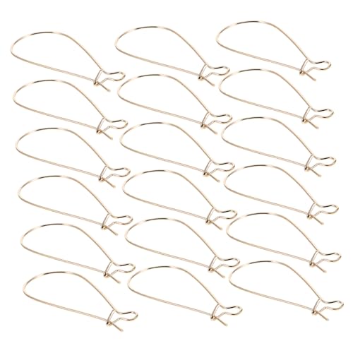 Angoily 100 Stück Ohrhaken Mit Neun Zeichen DIY Ohrring Werkzeuge DIY Ohrschmuck Werkzeug Schmuckherstellungshaken Piercing Große Schmuckherstellungs Befunde Ohrringhaken von Angoily