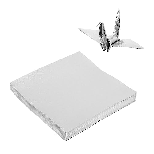 Angoily 100 Stück Origami Papier Einseitig Diy Bastelpapier für Erwachsene zum Falten von Kranichen und Herzen Geeignet für Scrapbooking und Kreative Projekte von Angoily