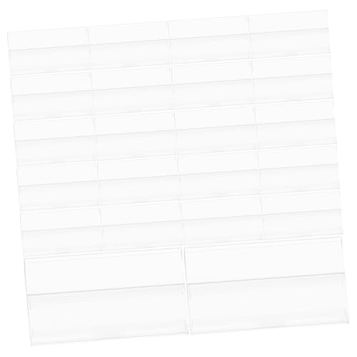 Angoily 100 Stück Regal Label Holder aus Klarem Kunststoff Langlebige Preisschild Clips mit Einfachem Clipmechanismus Vielseitig Einsetzbar für Einzelhandel Supermarkt und Büro Angoily 100 Stück Regal Label Holder aus Klarem Kunststoff Langlebige Preisschild Clips mit Einfachem Clipmechanismus Vielseitig Einsetzbar für Einzelhandel Supermarkt und Büro von Angoily