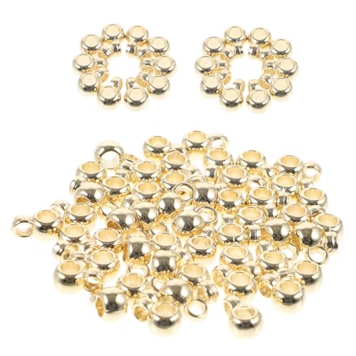 Angoily 100 Stück Ringanschluss Rohrhängedekoration Form Farbe Perlenhalter Armbandabstandshalter Schmuck Abstandsperle Spacer-bügelperlen Mini-perlen Schmuck Perlen Machen Golden Plastik Angoily 100 Stück Ringanschluss Rohrhängedekoration Form Farbe Perlenhalter Armbandabstandshalter Schmuck Abstandsperle Spacer-bügelperlen Mini-perlen Schmuck Perlen Machen Golden Plastik von Angoily