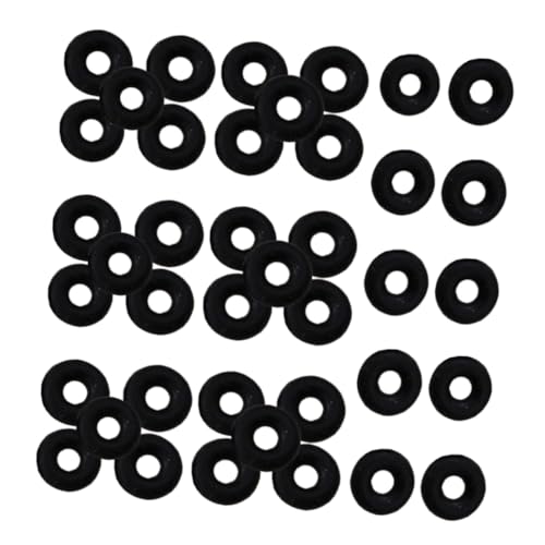 Angoily 100 Stück Rutschfeste Gummiringe für Schmuckherstellung Stabile Stopper Perlen für Armbänder Vielseitige Fixierungsringe für DIY Schmuck Langlebig und Sicher Schwarz Angoily 100 Stück Rutschfeste Gummiringe für Schmuckherstellung Stabile Stopper Perlen für Armbänder Vielseitige Fixierungsringe für DIY Schmuck Langlebig und Sicher Schwarz von Angoily