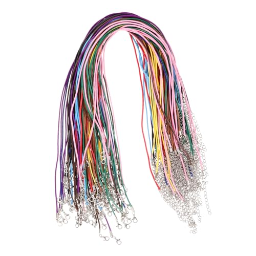 Angoily 100 Stück Schnur Kordelketten Mit Verschluss Kabel Für Halskettenschnur Mit Verschluss Herstellung Halskette Seil Mit Verschluss Schließe Halskettenschnüre Schmuckschnur Metall Angoily 100 Stück Schnur Kordelketten Mit Verschluss Kabel Für Halskettenschnur Mit Verschluss Herstellung Halskette Seil Mit Verschluss Schließe Halskettenschnüre Schmuckschnur Metall von Angoily