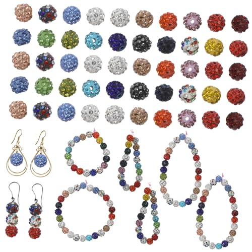 Angoily 100 Stück Shambhala-Perlen Perlen-Anhänger Handwerk facettiert Perlen zum Basteln für machen mit Halskette Perlen Strassperlen Armband lose Perlen Strass-Abstandsperlen Polymer-Ton Angoily 100 Stück Shambhala-Perlen Perlen-Anhänger Handwerk facettiert Perlen zum Basteln für machen mit Halskette Perlen Strassperlen Armband lose Perlen Strass-Abstandsperlen Polymer-Ton von Angoily